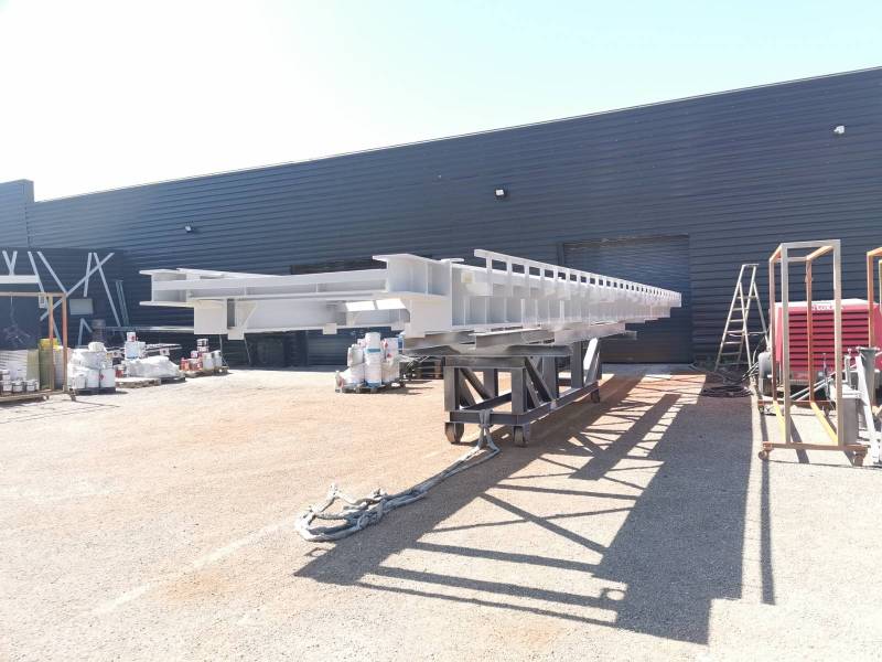 Indigo Industrie - Atelier Morières-lès-Avignon : Peinture intumescente – Protection passive contre l’incendie