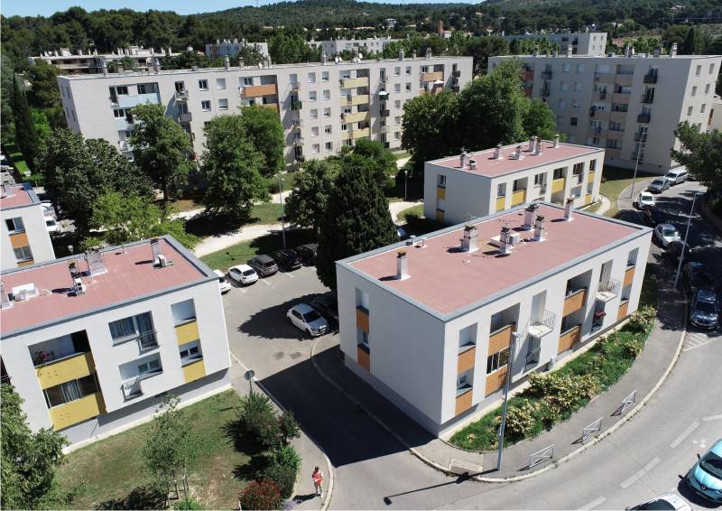 Étanchéité à Étanchéité de toiture de la résidence Pavillon à Salon de Provence — Étanchéité de toiture de la résidence Pavil