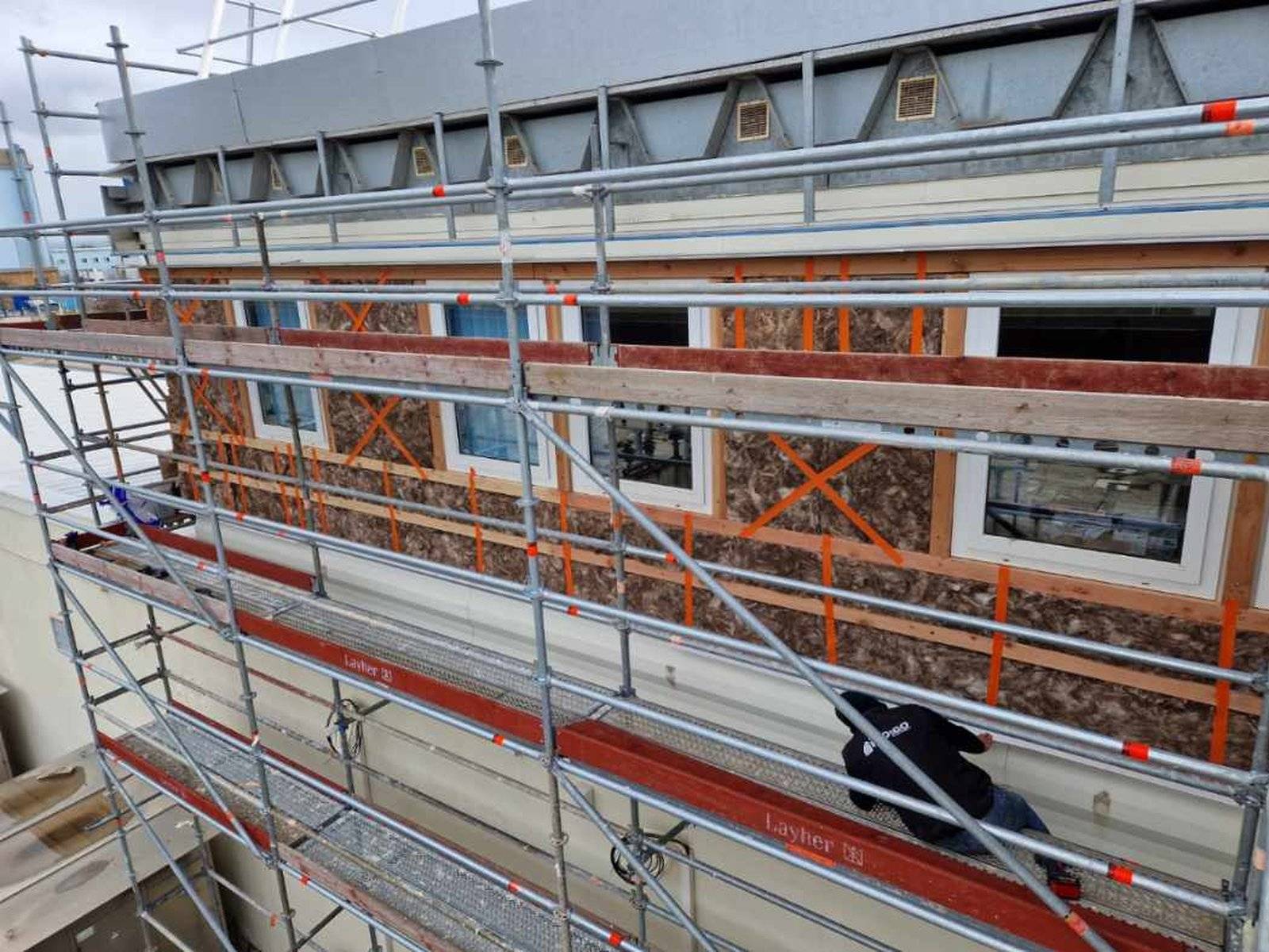 ITE à Marcoule — photo chantier 3