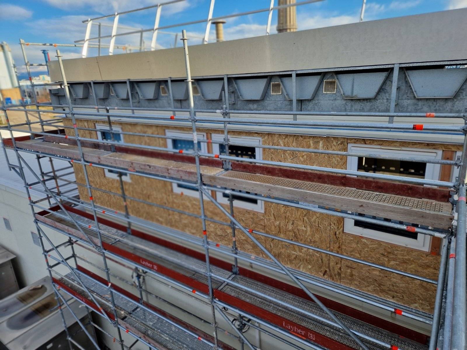 ITE à Marcoule — photo chantier 4