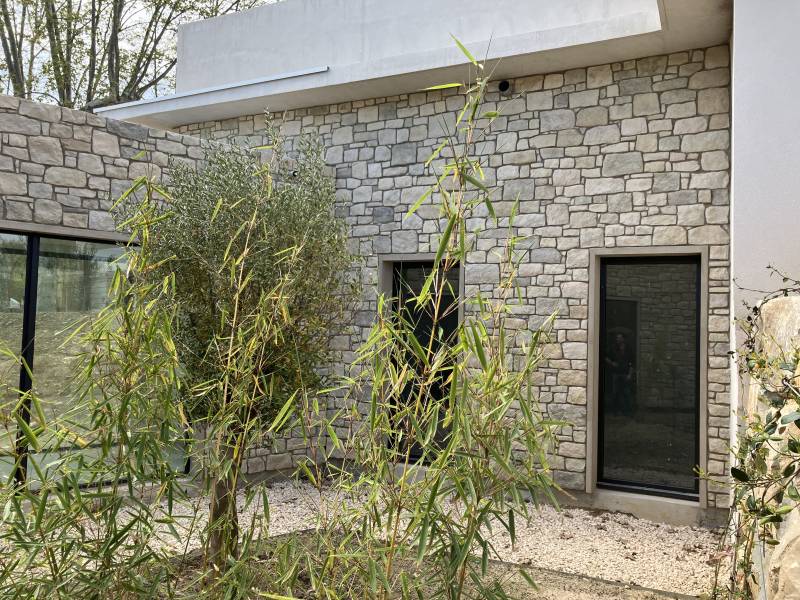 ITE à Allègre-les-Fumades — photo chantier 1