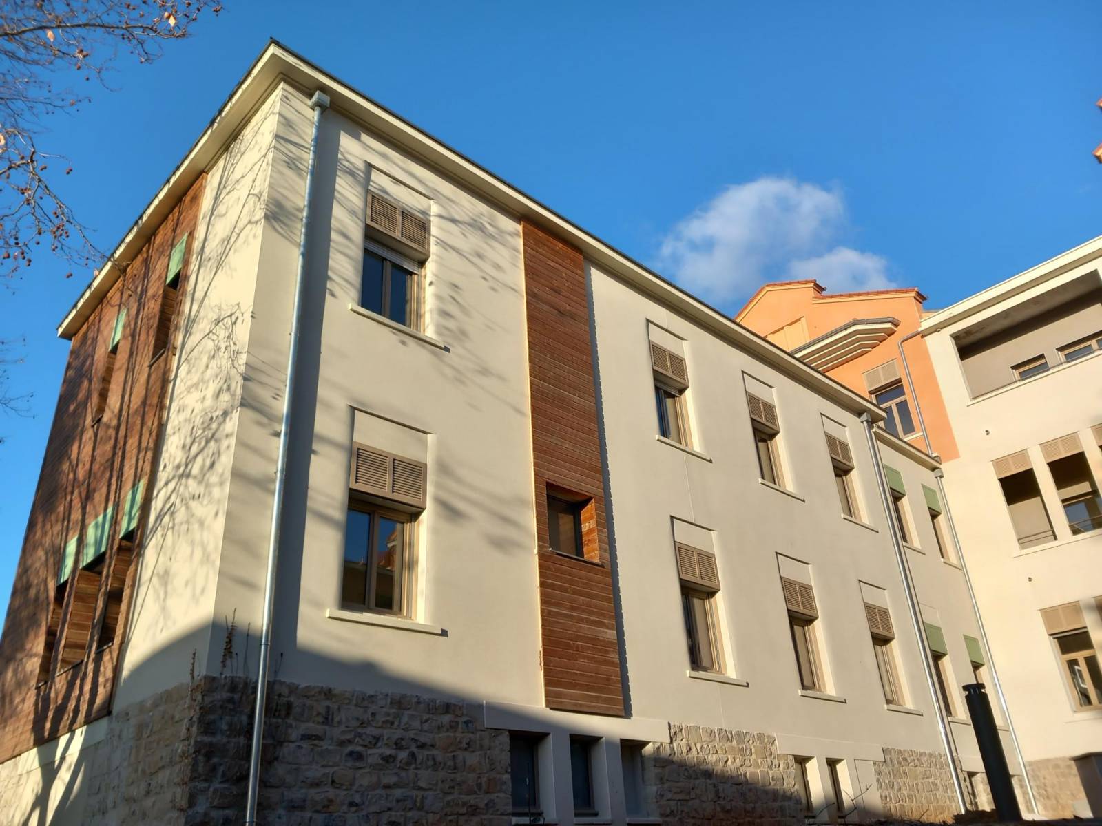 Bardage à Aubenas — photo chantier 2