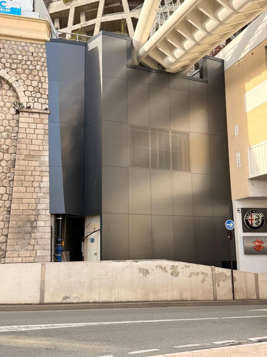 Bardage à Ilot pasteur Monaco — photo chantier 2
