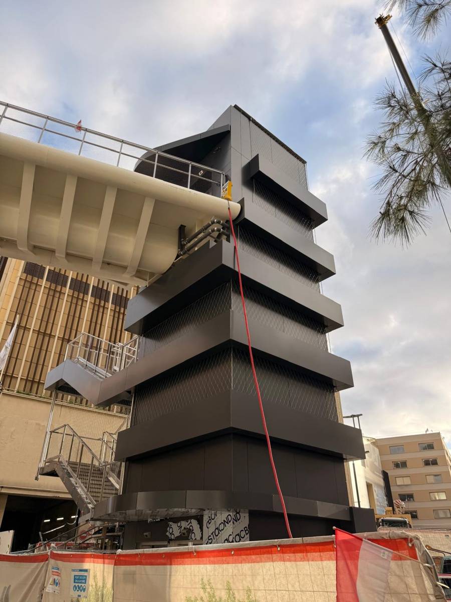 Bardage à Ilot pasteur Monaco — photo chantier 3