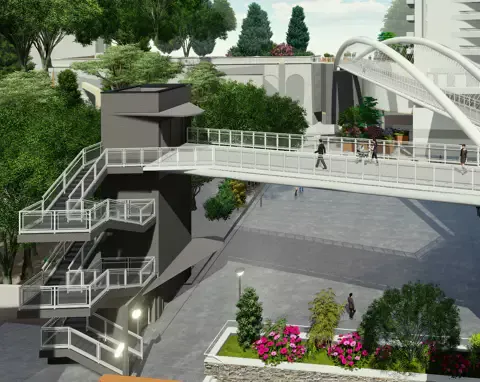 Bardage à Ilot pasteur Monaco — photo chantier 5