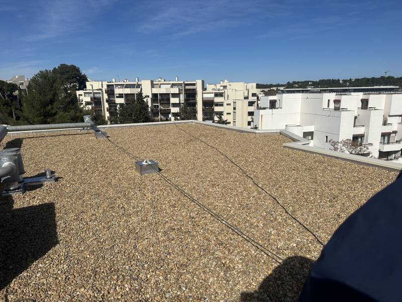 Étanchéité à Réfection des étanchéités des toitures terrasses et des terrasses à Montpellier pour le Domaine Peyre Plantade —